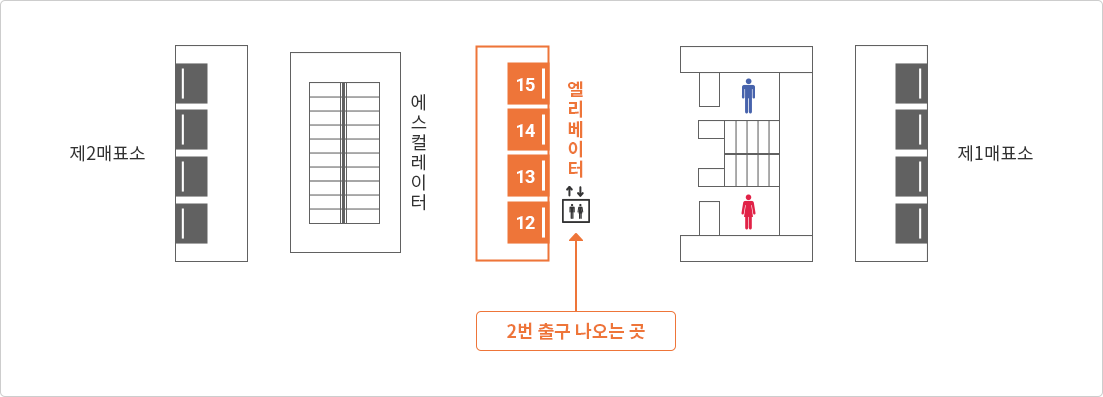 엘레베이터 타는 곳